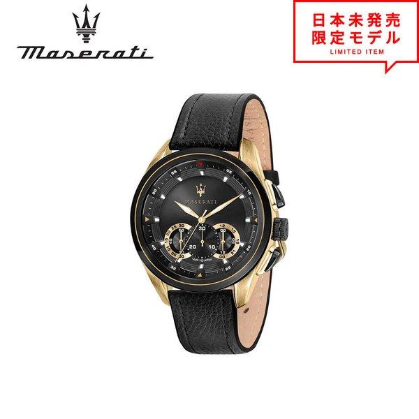 MASERATI マセラティ メンズ 腕時計 リストウォッチ R8871612033 ブラック/ゴー...