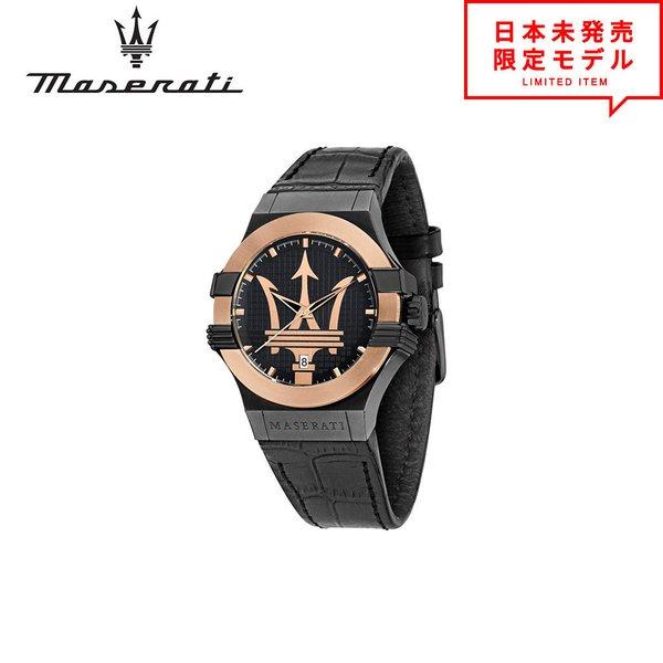 MASERATI マセラティ メンズ 腕時計 リストウォッチ R8851108032 ブラック/ゴー...