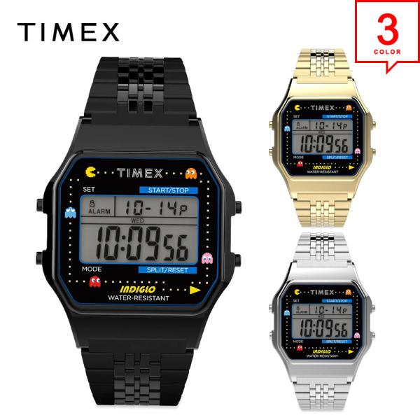 即納 TIMEX タイメックス パックマン コラボモデル 腕時計 T80 TW2U32100/TW2...