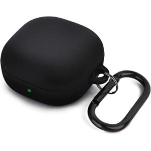 Galaxy ギャラクシー バッズ ケース 耐衝撃 落下防止 収納ケース ブラック シリコン Bud...