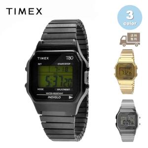 TIMEX タイメックス ユニセックス 腕時計 クォーツ T80 34mm ブラック /ゴールド /シルバー TW2R67000 / TW2R79000 / TW2R79100 日本未発売