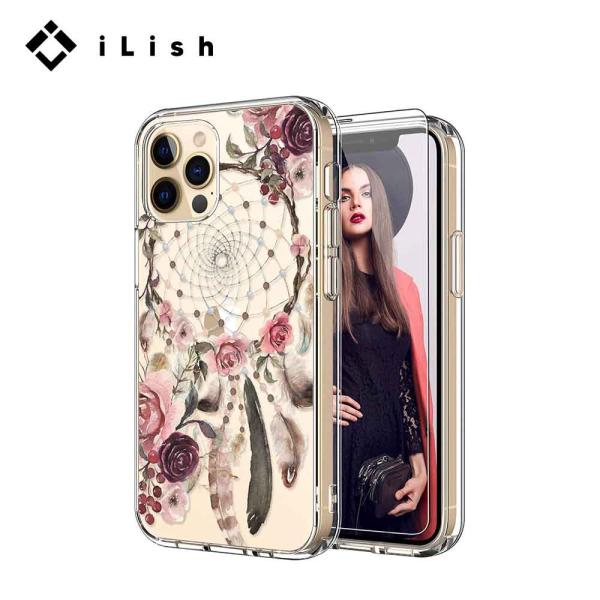 iLish アイリッシュ iPhone 12/12Pro/12ProMax ケース スクリーンプロテ...