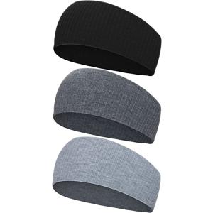 即納 ヘアバンド ターバン 3色セット ニット ヘッドバンド カジュアル 通気性 洗顔 ワークアウト...