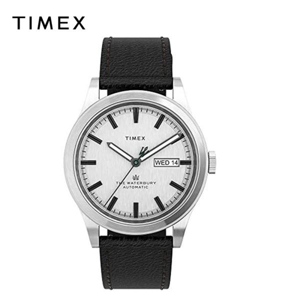 TIMEX メンズ ウォ−ターベリー 自動巻き ブラック/シルバー TW2U83700ZV インディ...