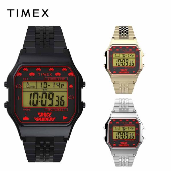 TIMEX タイメックス スペースインベーダー コラボモデル 腕時計 T80 TW2V30200/T...