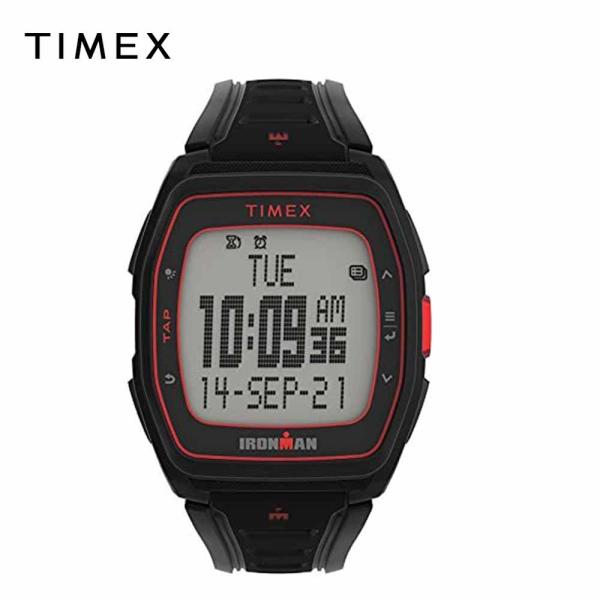 TIMEX ユニセックス アイアンマン Ironman T300 スポーツウォッチ ブラック/レッド...