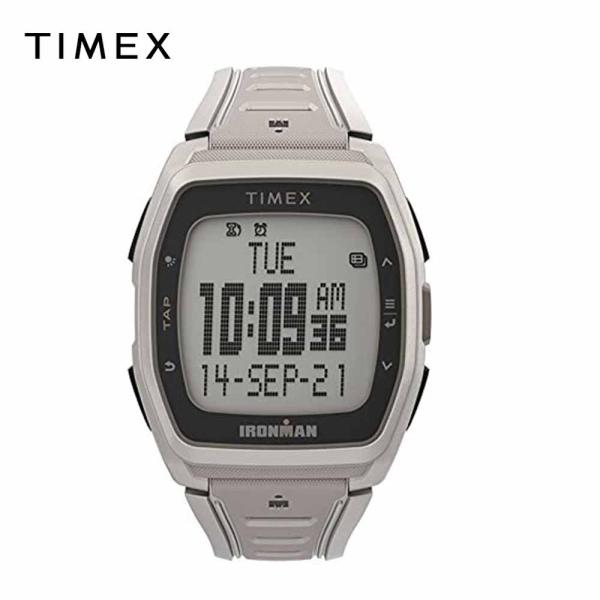 TIMEX ユニセックス アイアンマン Ironman T300 スポーツウォッチ ホワイト/グレー...