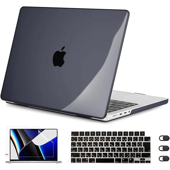 即納 マックブック プロ MacBook Pro 14/16 インチ 2023 ケース ブラック キ...
