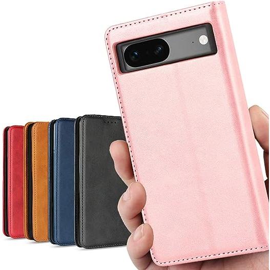 即納 Google Pixel 7a 手帳型 ケース レトロ ピンク 3カード収納 カードホルダー ...