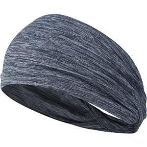 即納 ヘアバンド ターバン ストライプグレー ポリエステル ヘッドバンド カジュアル 通気性 洗顔 ...