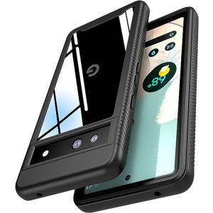 即納 Google Pixel 7a スマホケース 透明 クリア ブラック 米軍mil規格 カメラレ...