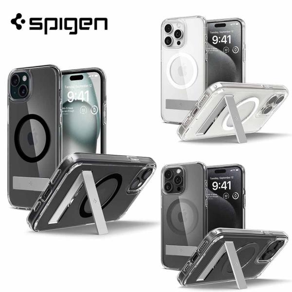 Spigen シュピゲン ウルトラハイブリッドS マグフィット 全3色 スタンド付き iPhone1...