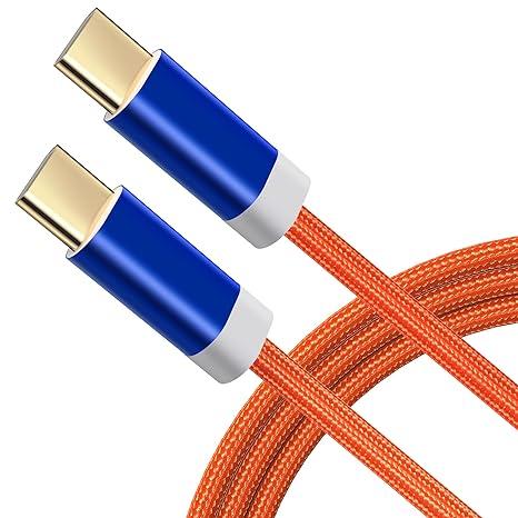 iPhone15 充電ケーブル タイプC USB-C &amp; USB-C ケーブル 2m / 1本 ブル...