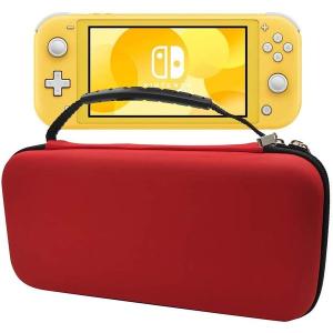 即納 ニンテンドー スイッチライト ケース Nintendo Switch Lite キャリングケース レッド EVA素材 衝撃吸収 保護カバー 収納バッグ あつ森 ポイント消化