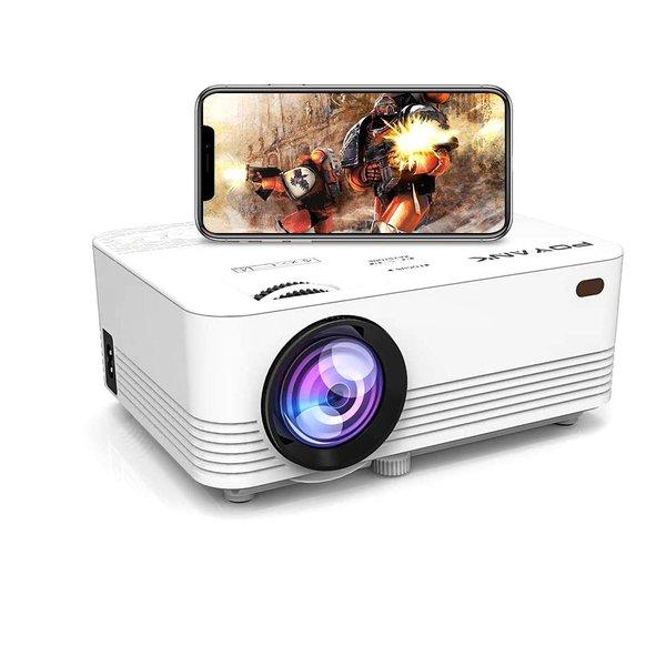 170インチ大画面 プロジェクター ホームプロジェクター 内蔵スピーカー 小型 LED 1080P対...