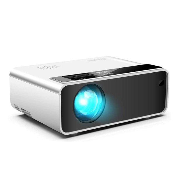 200インチ大画面 プロジェクター ホームプロジェクター 内蔵スピーカー 小型 LED 1080P対...