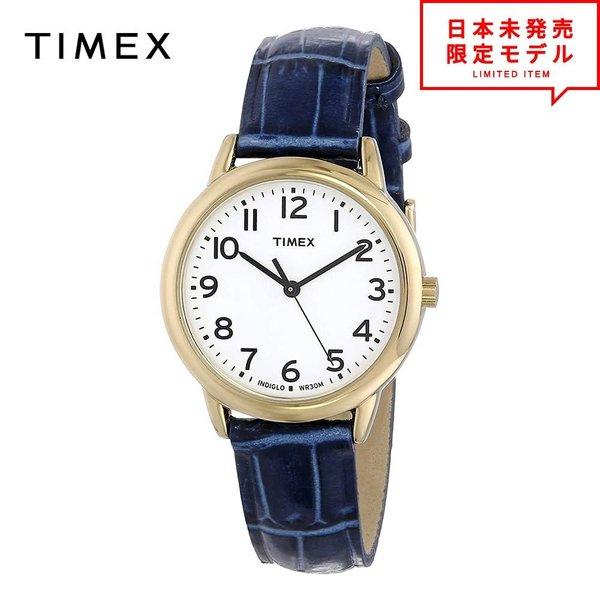 TIMEX タイメックス レディース 腕時計 リストウォッチ T2N954 ブルー/ゴールド 海外限...