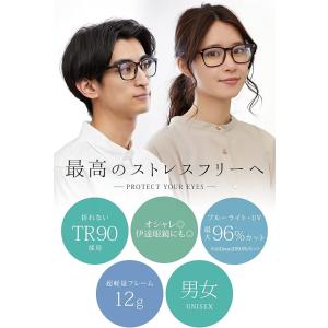 即納 ブルーライトカット メガネ メンズ レデ...の詳細画像5
