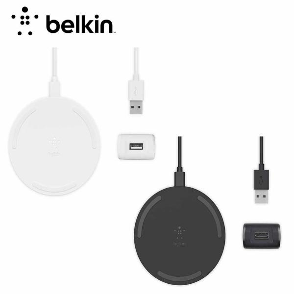即納 Belkin iPhone/Android Qi ワイヤレス充電器 10W/7.5W/5W 急...