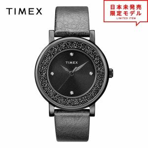 TIMEX タイメックス スワロフスキー レディース 腕時計 リストウォッチ TW2R93000 ブラック 海外限定 時計 当店1年保証