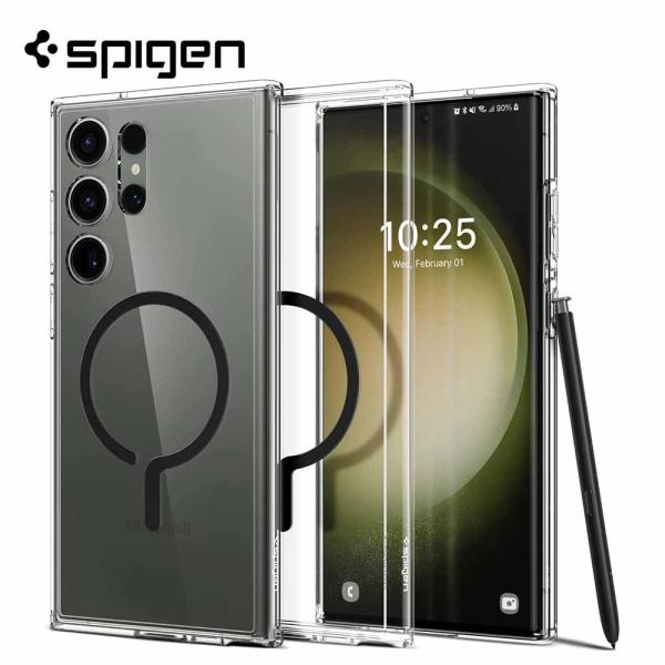 Spigen シュピゲン マグネット搭載 耐衝撃 米軍MIL規格 ワイヤレス充電 ウルトラハイブリッ...