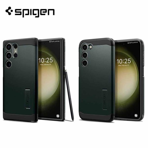 ギャラクシー Galaxy シュピゲン Spigen タフアーマー/アビスグリーン S24/S24U...