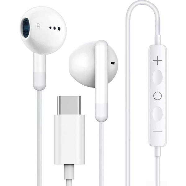 即納 イヤホン インナーイヤー型 有線 Type-C タイプC iPhone15対応 通話対応 音量...