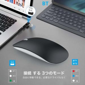 即納 ワイヤレスマウス 無線 マウス 薄型 2...の詳細画像4