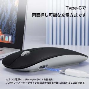 即納 ワイヤレスマウス 無線 マウス 薄型 2...の詳細画像5