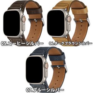 即納 アップルウォッチ ベルト レザー 取付簡...の詳細画像2
