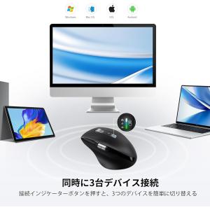 即納 ワイヤレスマウス 無線 マウス 小型 薄...の詳細画像2