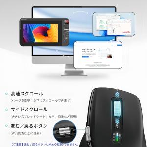 即納 ワイヤレスマウス 無線 マウス 小型 薄...の詳細画像3
