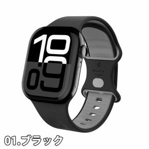 即納 アップルウォッチ ベルト Spigen ...の詳細画像1