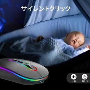 即納 ワイヤレスマウス 無線 マウス 小型 薄...の詳細画像2