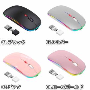 即納 ワイヤレスマウス 無線 マウス 小型 薄...の詳細画像1