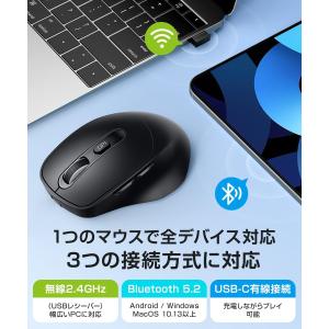 即納 ワイヤレスマウス 無線 マウス 小型 薄...の詳細画像4