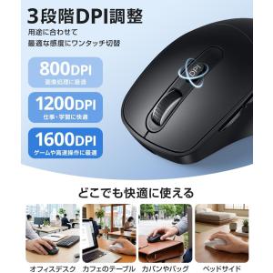即納 ワイヤレスマウス 無線 マウス 小型 薄...の詳細画像5