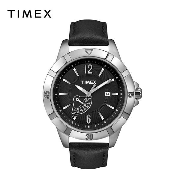 TIMEX タイメックス レディース 腕時計 Tシリーズ デイト｜シルバー / ブラック T2N51...