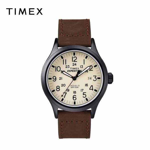 TIMEX タイメックス メンズ 腕時計 Expedition Scout 40｜ダークブラウン T...