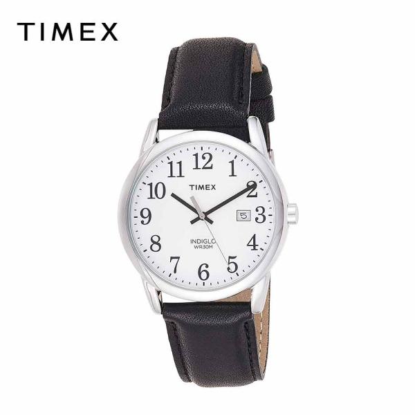 最安値挑戦中! TIMEX タイメックス メンズ 腕時計 イージーリーダー レザーストラップ 38m...