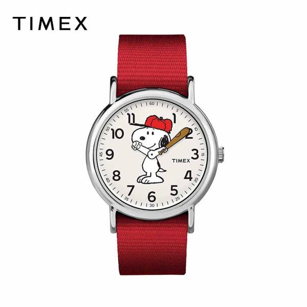即納 TIMEX タイメックス 腕時計 ウィークエンダー Peanuts スヌーピー TW2R414...