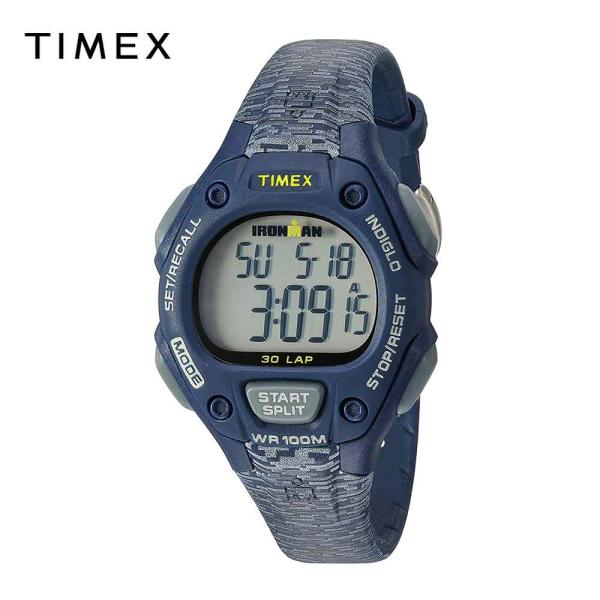 TIMEX タイメックス レディース 腕時計 Ironman Classic 30 ブルー/グレー ...