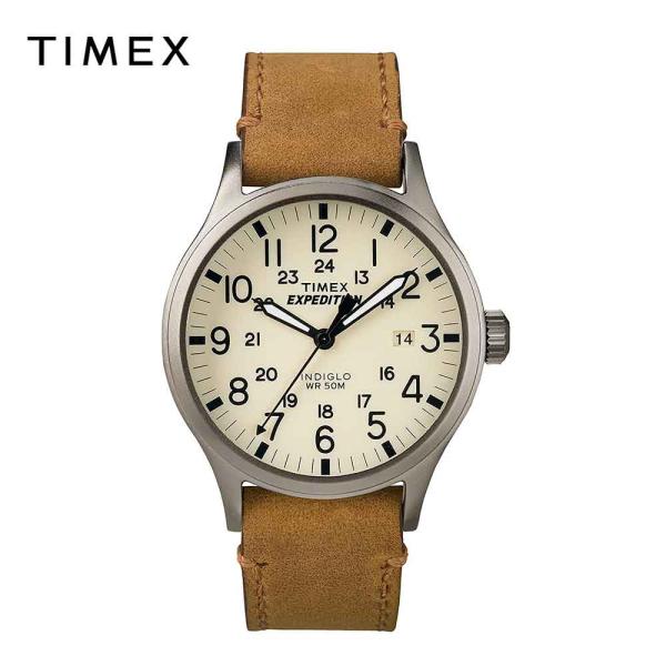 即納 TIMEX タイメックス メンズ 腕時計 Expedition Scout 40 ブラウン/ナ...