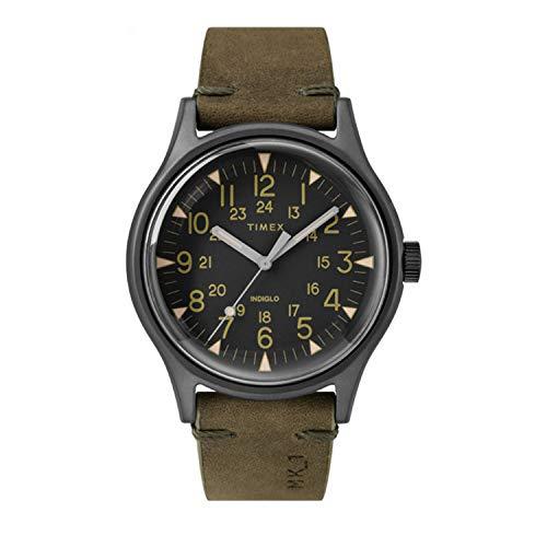 TIMEX タイメックス メンズ 腕時計 MK1 40 mm｜グリーン / シルバー TW2R970...