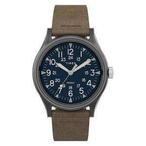 TIMEX タイメックス メンズ 腕時計 クォーツ MK1 ブラウン/ブルー TW2T68200 インディグロナイトライト 日本未発売