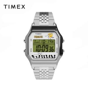 即納 TIMEX タイメックス Peanuts スヌーピー 75th Anniversary 限定 記念 34mmT80 34mm 腕時計 クォーツ TW2Y20000 海外モデル リストウォッチ 日本未発売