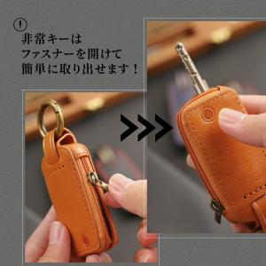 【改良版】Tebraキー ケース 本革 キーカ...の詳細画像5