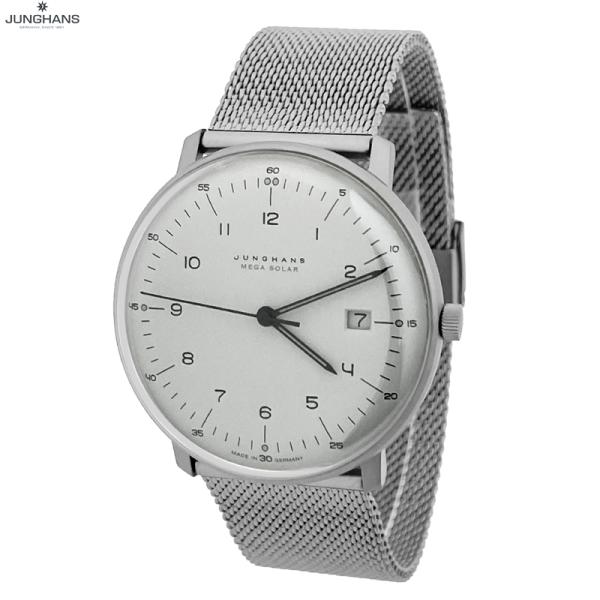JUNGHANS ユンハンス 新品  腕時計  059/2023.46 マックスビル メガソーラー ...