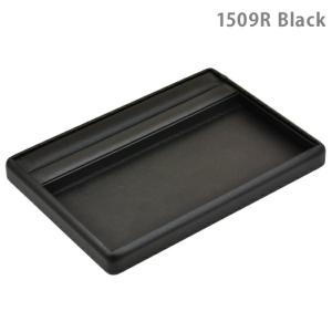 ジュエリートレイ リング付き接客トレイ 230×160×20 スウェード調 黒