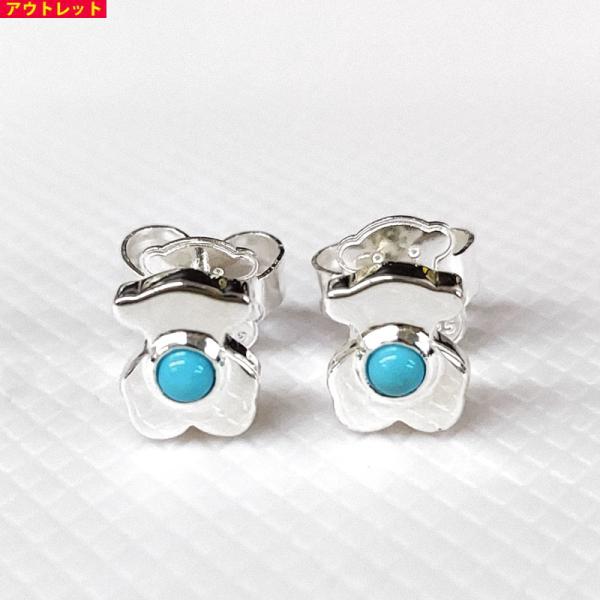 アウトレット！ TOUS トウス SV925 ピアス SUPER POWER くま 81240381...